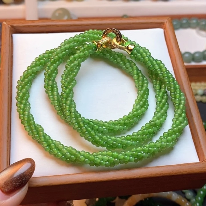 和田玉未镶嵌手链