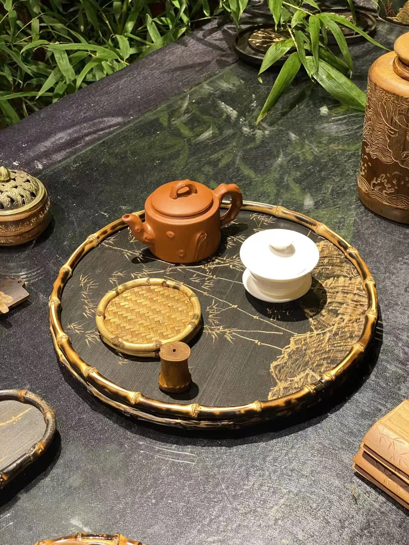 特大茶盘手作手刻
