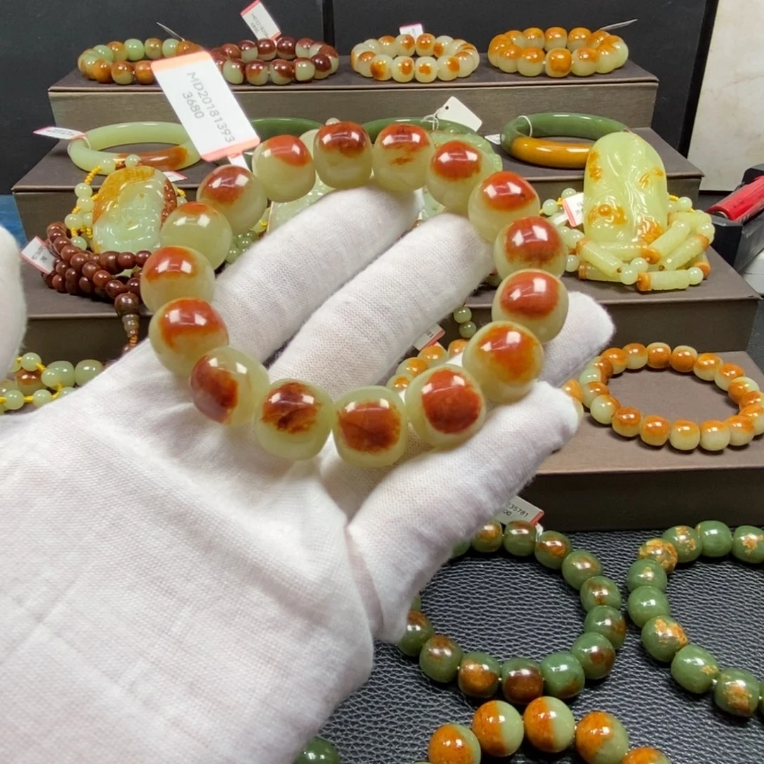 透闪石质玉未镶嵌手链