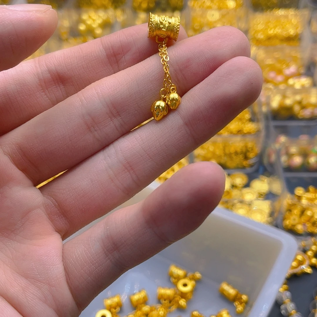 锆石铜合金六字箴言流苏1套