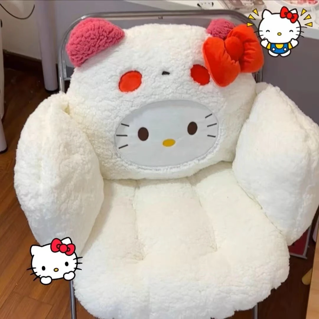 凯蒂猫坐垫办公室久坐屁垫教室宿舍座椅垫靠垫床边懒人坐垫可爱