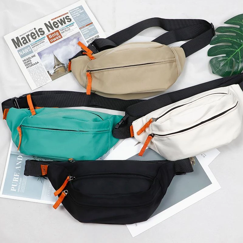 潮走斜挎包男款潮牌潮流胸包男士背包腰包运动单肩包女手机男生小