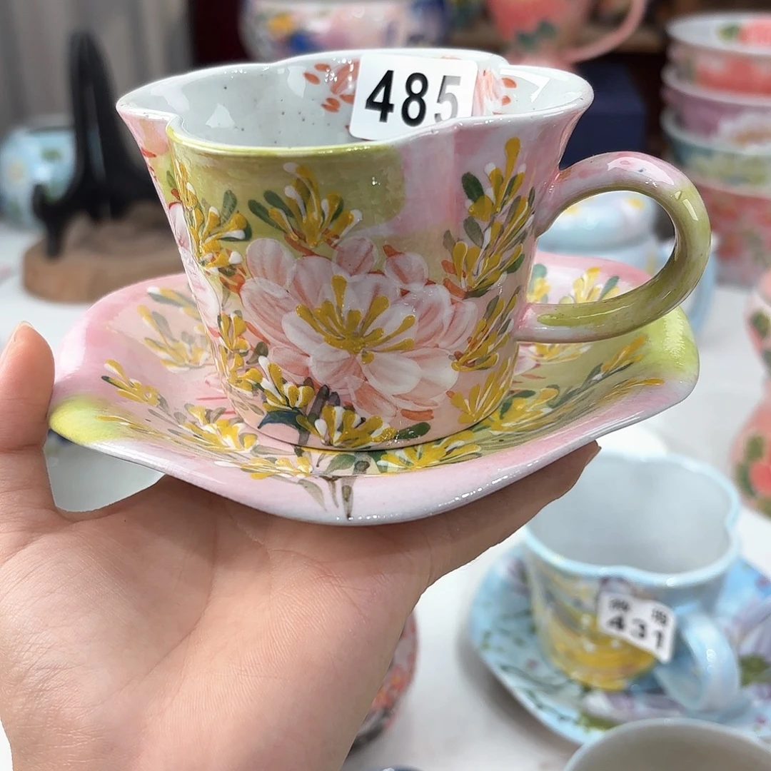 景德镇手绘高温釉下彩陶瓷茶具