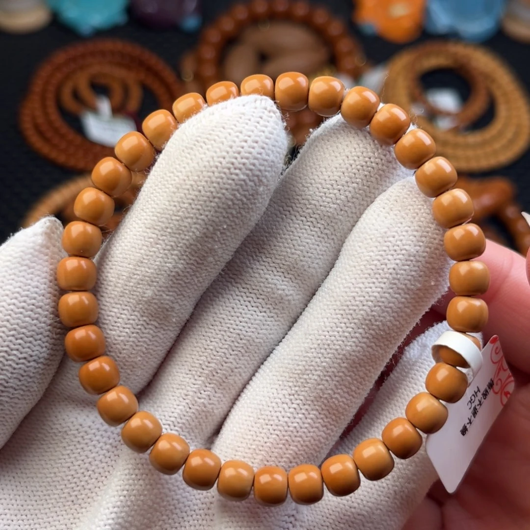 橄榄核吊坠6.4mm橄榄核尖老型单圈