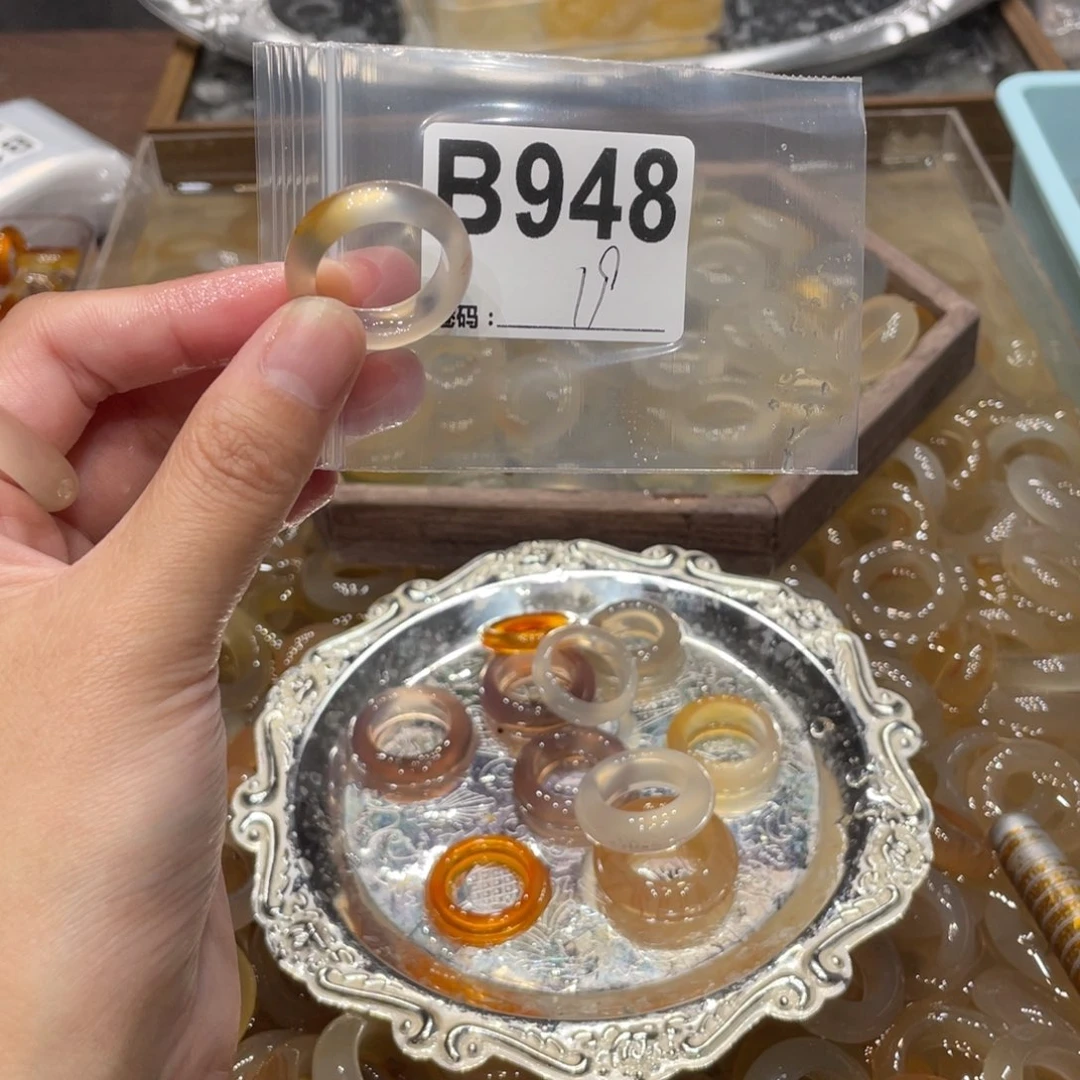 玛瑙/玉髓未镶嵌戒指948