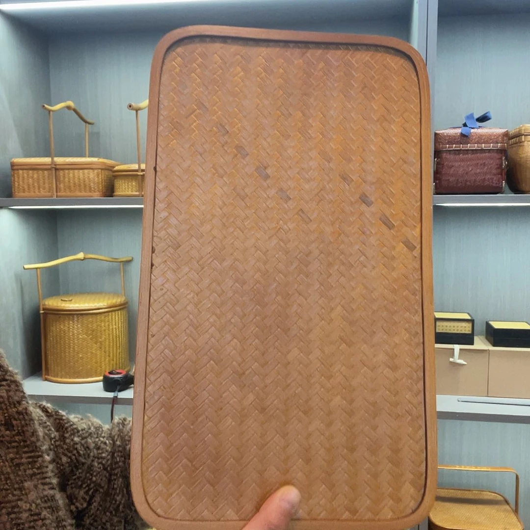 B***2竹编精致茶具收纳盒