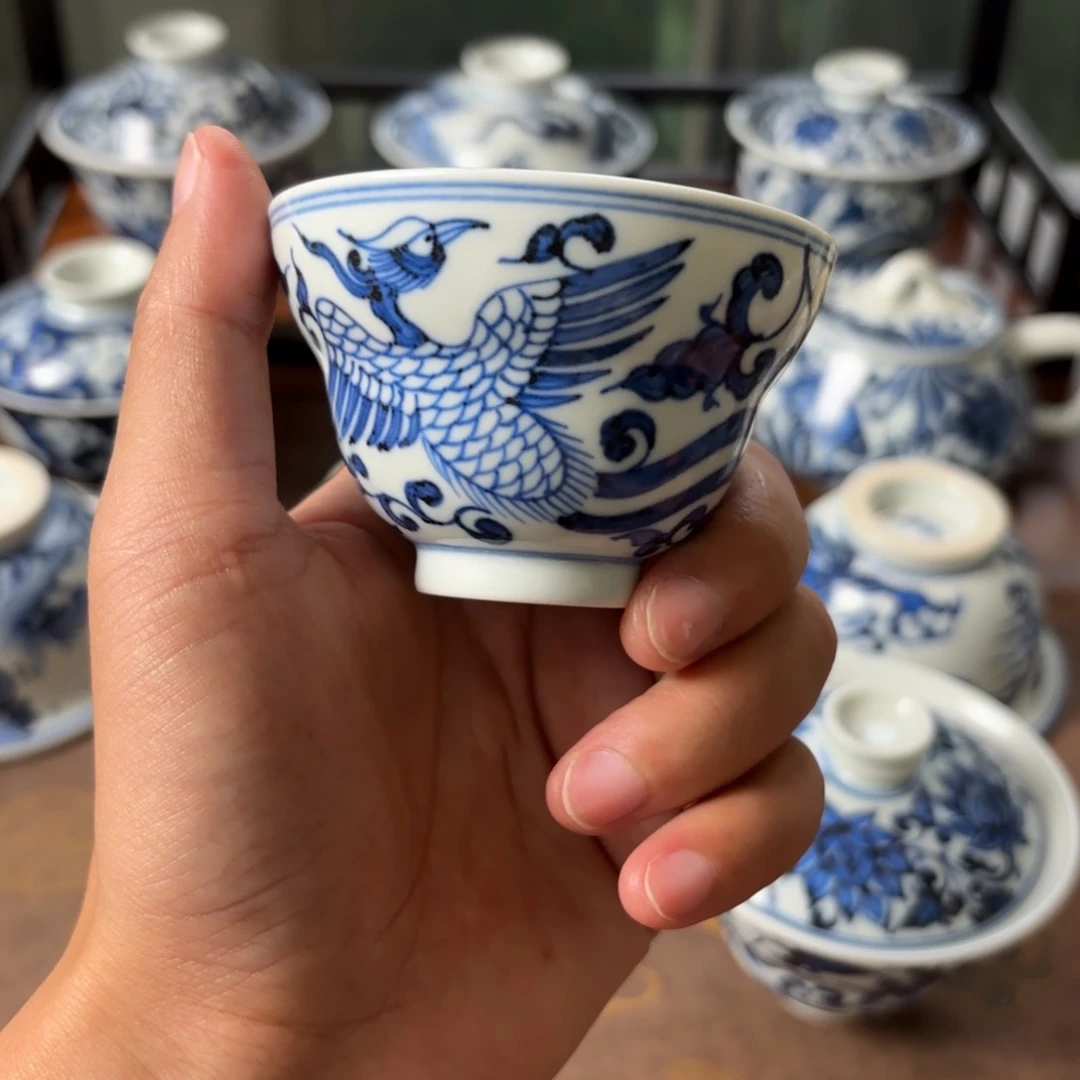 摆件景德镇手绘茶器