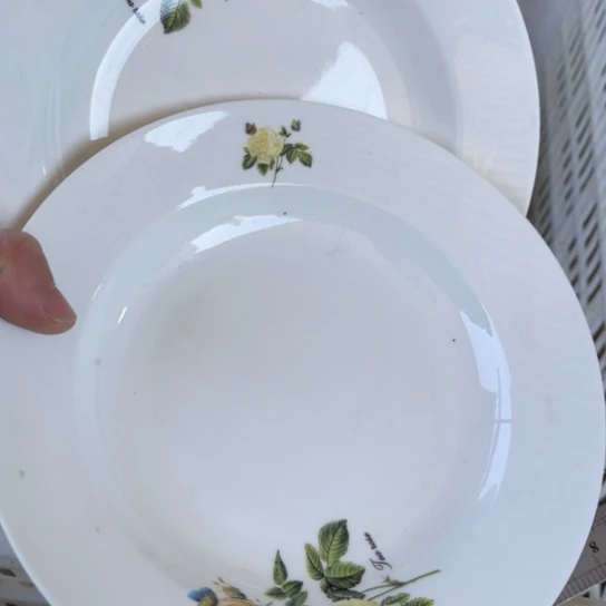 库存陶瓷瑕疵不影响使用8寸草帽盘
