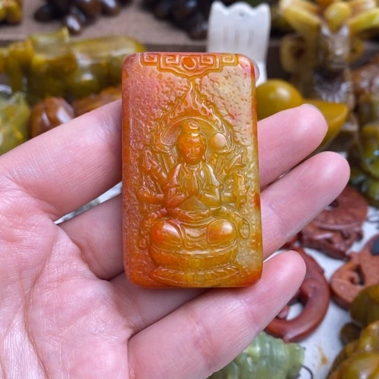 蛇纹石玉未镶嵌颈饰118