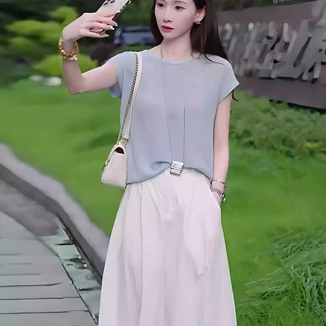 夏季2025减龄穿搭一整套松弛感大方得体巨好看不撞款韩系风格套装