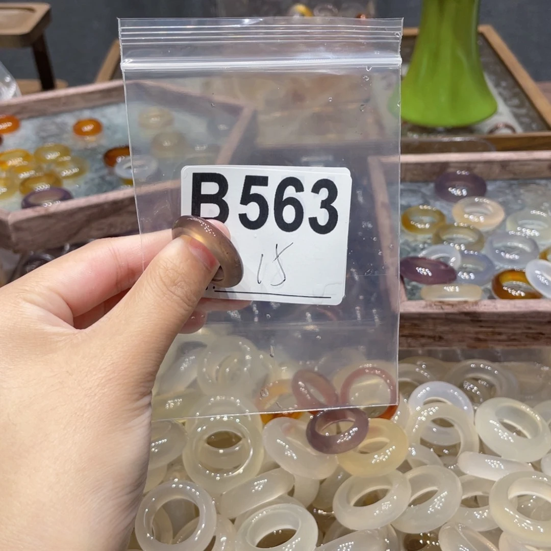 玛瑙/玉髓未镶嵌戒指563