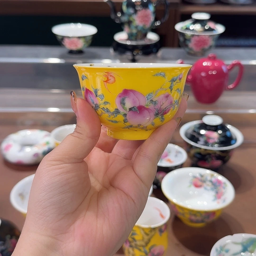 珐琅彩主人杯茶具茶具