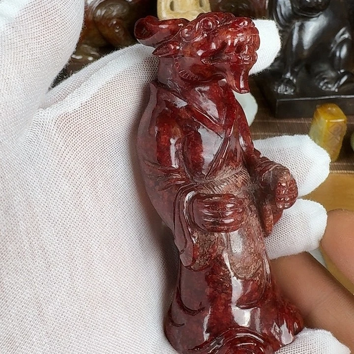 老***狼和田玉未镶嵌挂件