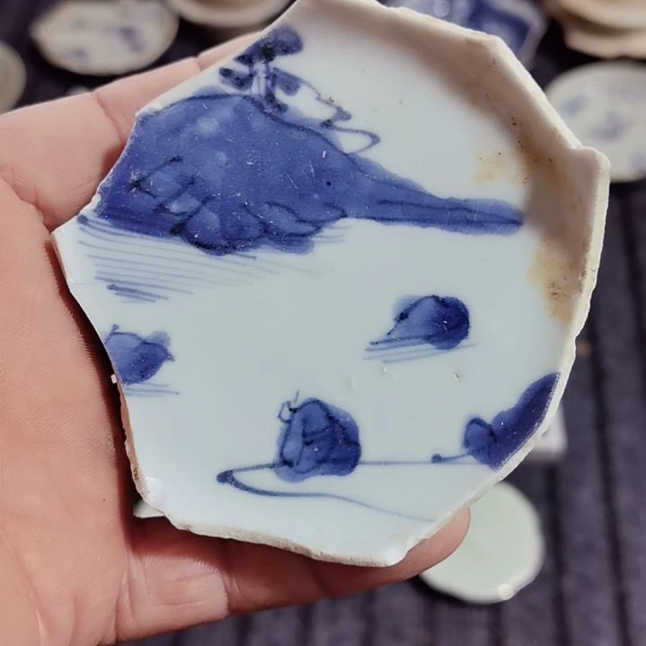 瓷片青花瓷片段位高中