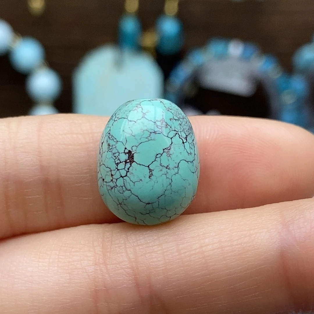 绿松石未镶嵌特色网花随行