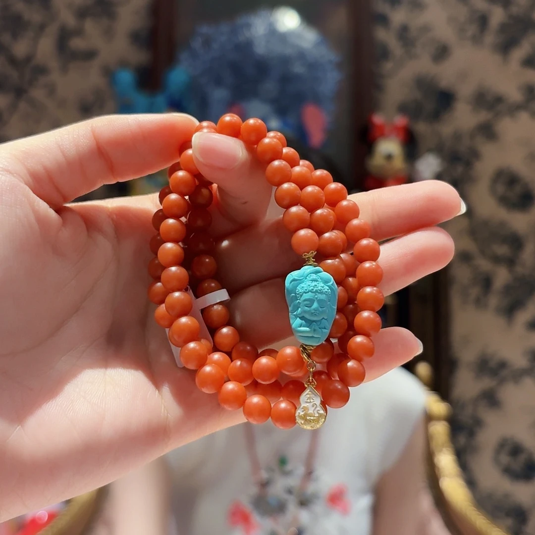 南红玛瑙未镶嵌颈饰保山