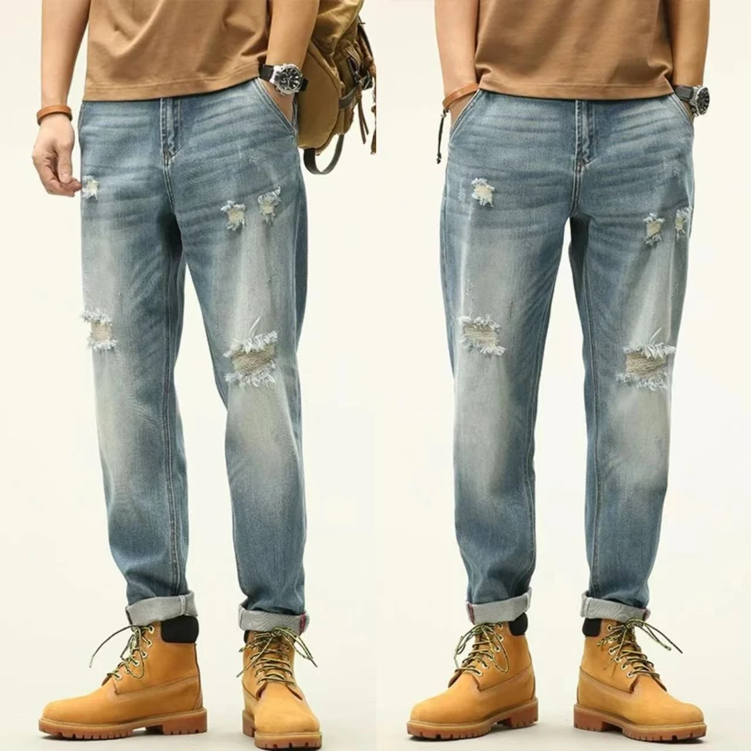 【牛仔裤孤品】款式齐全百搭28码到40码夏季薄款款男士牛仔裤水洗