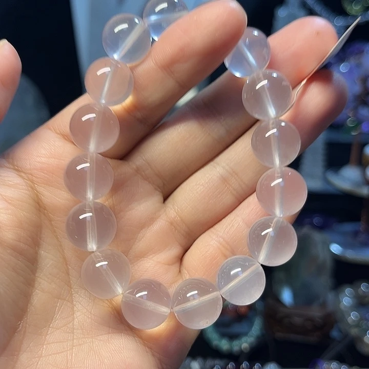 未镶嵌水晶手链粉水晶