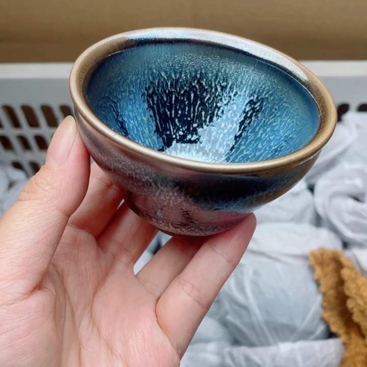 茶盏建窑建盏主人杯微瑕
