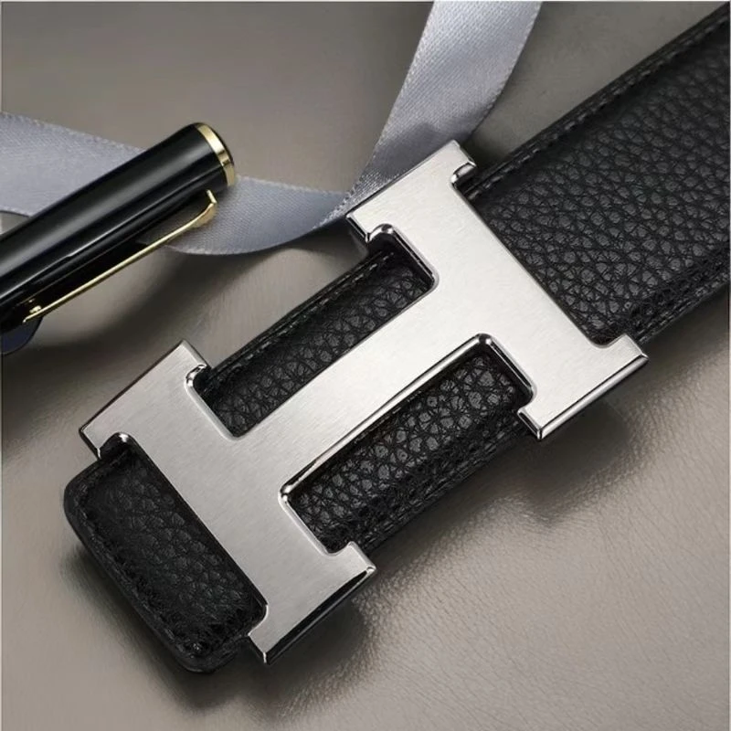 腰带男款爆款2025新款真皮牛皮平滑扣男士皮带年轻人潮百搭裤腰带