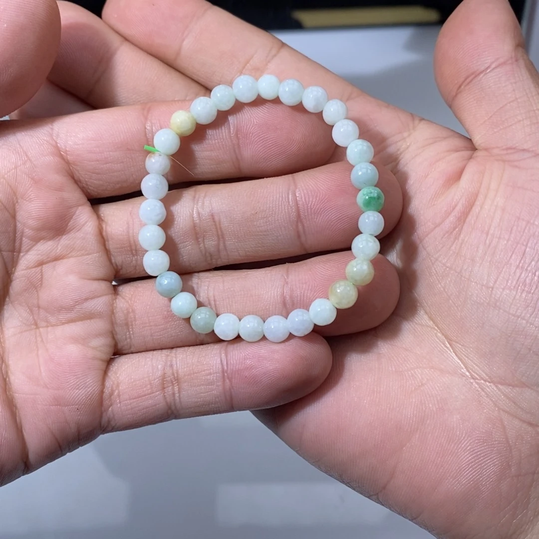 翡翠未镶嵌手链天然a货翡翠1