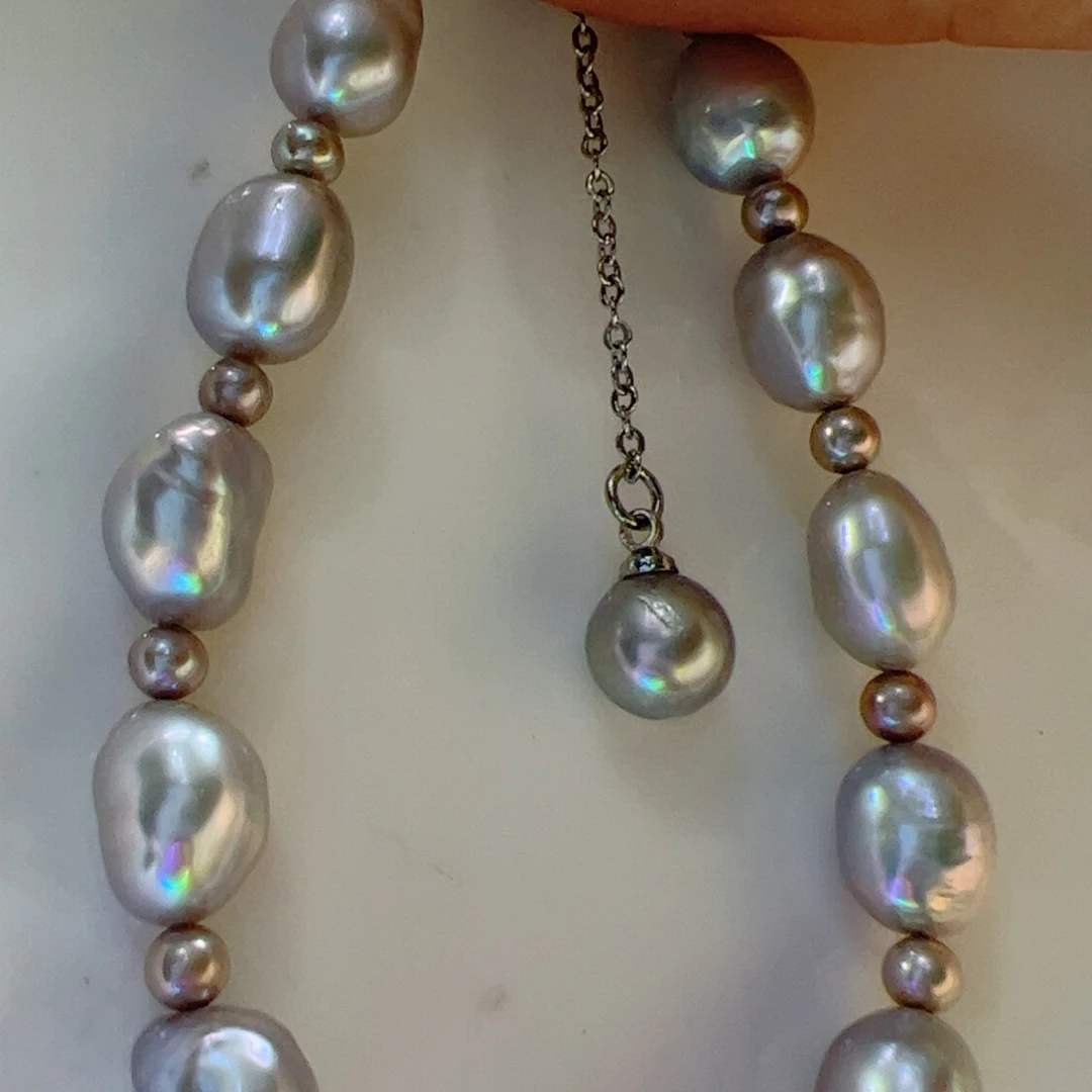 手绳淡水珍珠合金