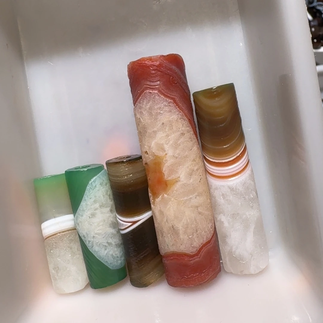 未镶嵌玛瑙/玉髓珠宝半成品
