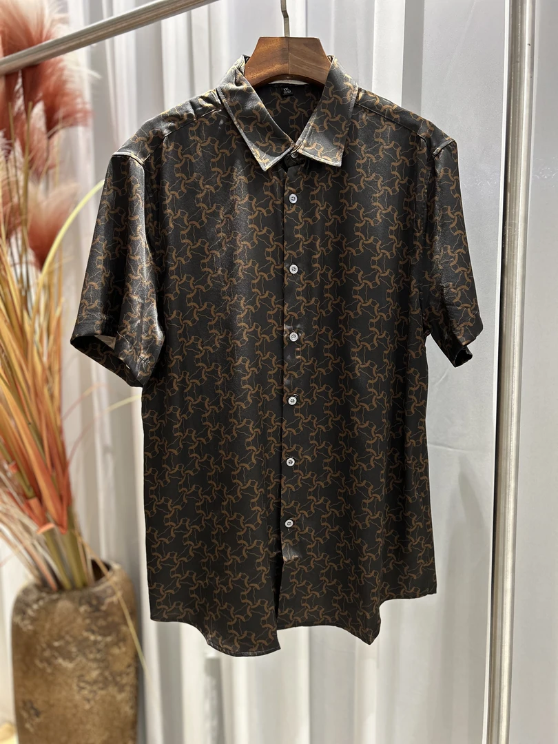 【男装】043-衬衫 夏季经典翻领舒适透气上衣