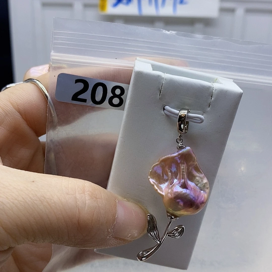 颈饰合金淡水珍珠