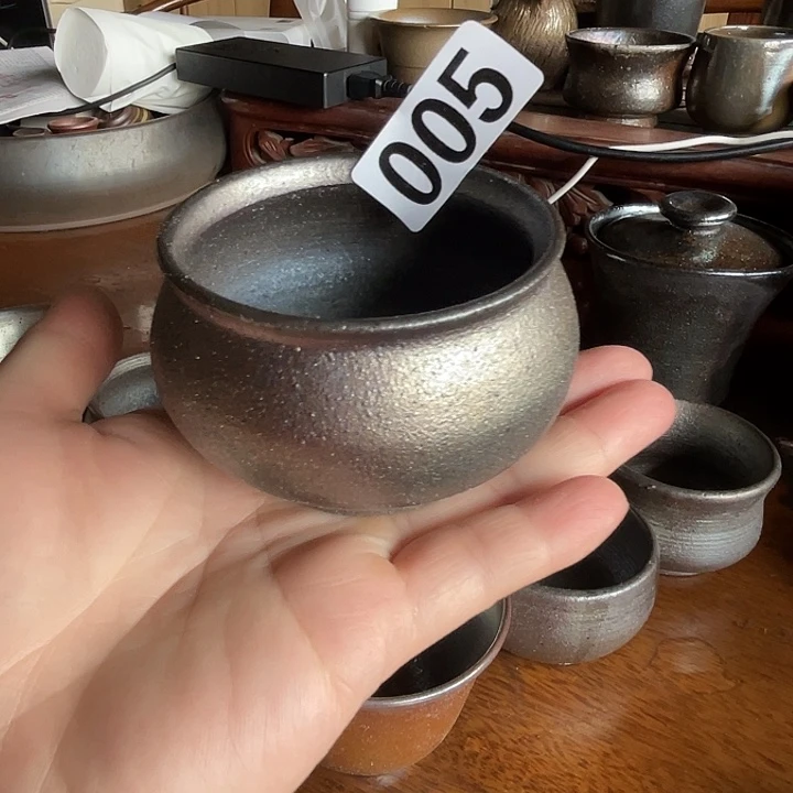 高温柴烧陶泥主人杯