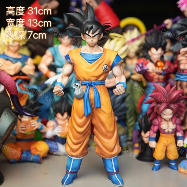 【YJ厂现货实拍】31cm 仙豆悟空 七龙珠动漫手办模型摆件
