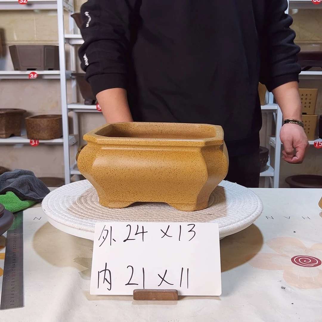 紫砂紫砂花盆哈哈