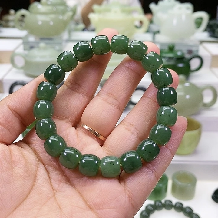 未镶嵌和田玉挂件修**切手串