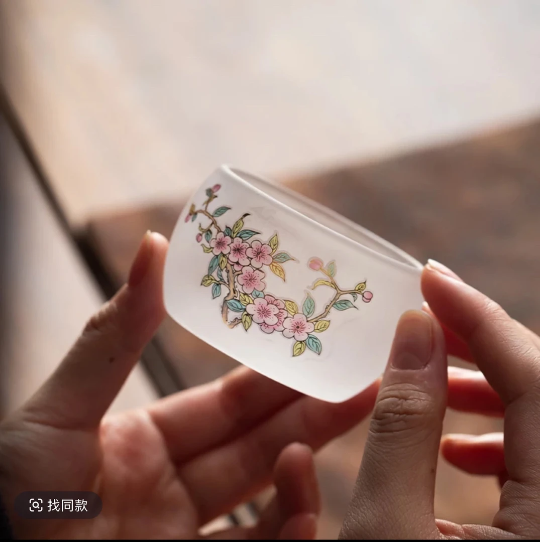 高端琉璃桃李芬芳主人杯