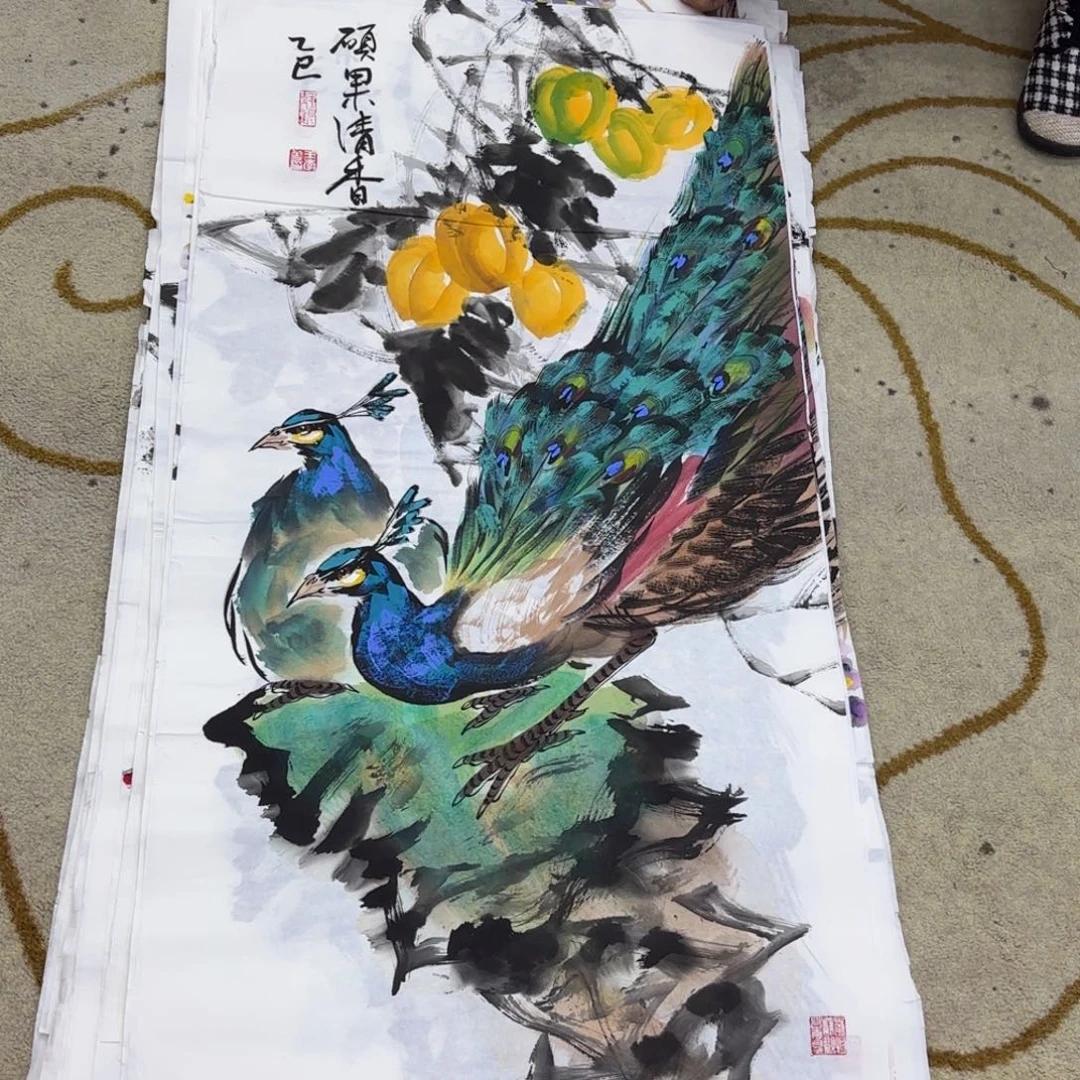 国画王孝华老师三尺刘