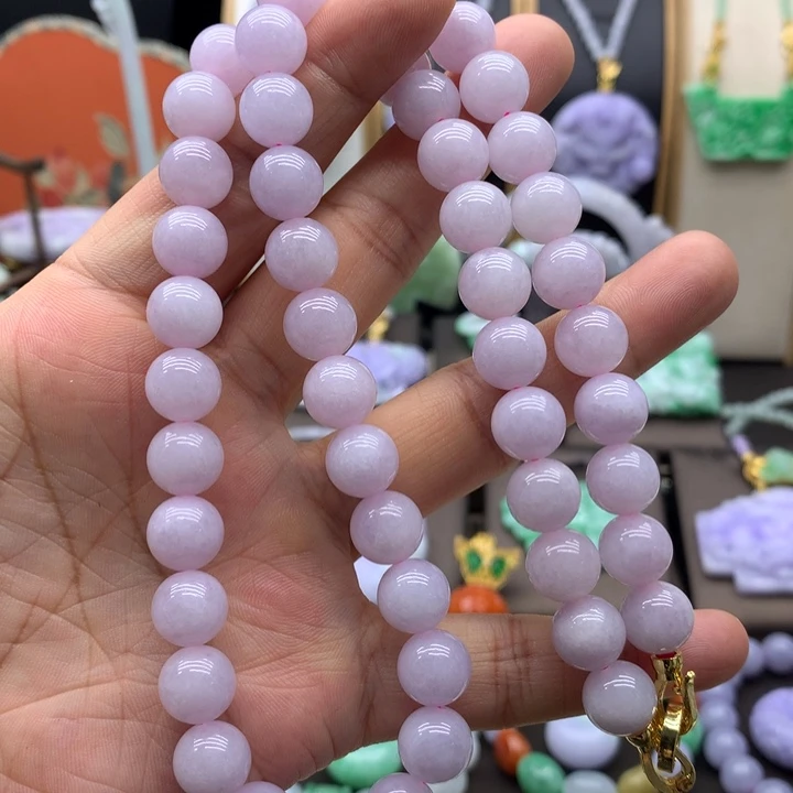 翡翠未镶嵌项链翡翠项链