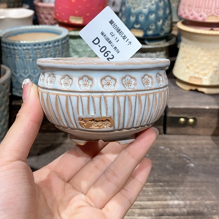 七里烧花盆2-13-062口径6