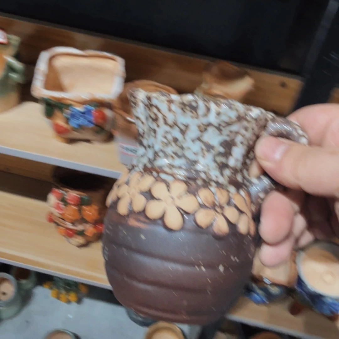 紫砂花盆粗陶盆 呀