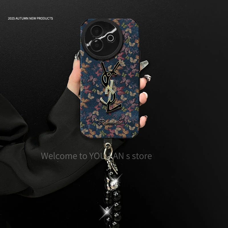 汇客凡品【VIVOY300i】潮牌网红复古蝴蝶防摔手机壳女款