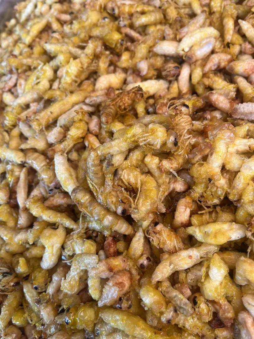精品虎头金环【123级去除内脏】纯菜籽油炸蜂蛹大马蜂新鲜现炸