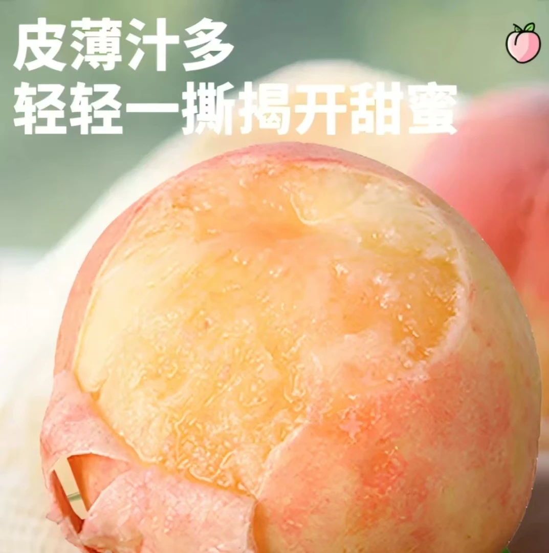 【小桃王5-4两】12颗白凤无锡阳山水蜜桃新鲜水果爆甜多汁现采现摘