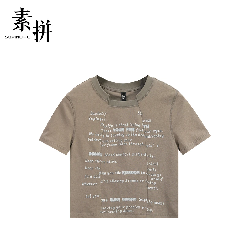 素拼T恤SPADT524026BG-SPADT524026CG