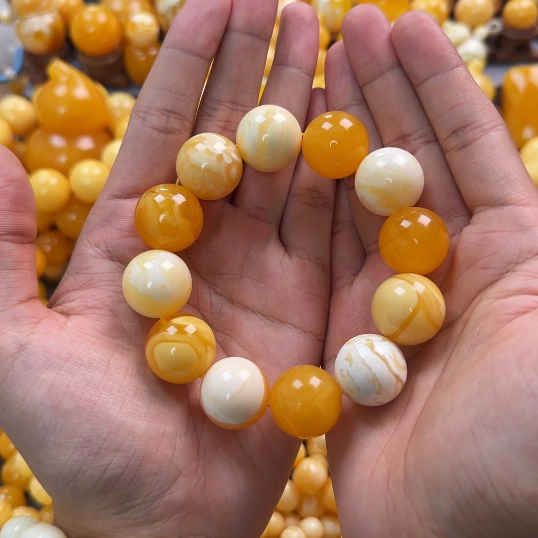 琥珀未镶嵌珠宝奇石20mm