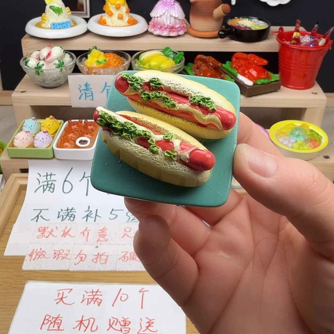 树脂食玩冰箱贴凭开箱视频售后