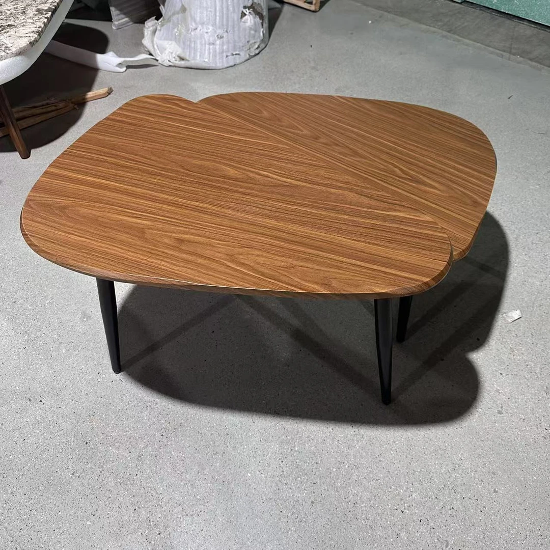 T537异形茶几78*50*46（36）CM（一高一低）【不包安装】库存尾货（三楼）