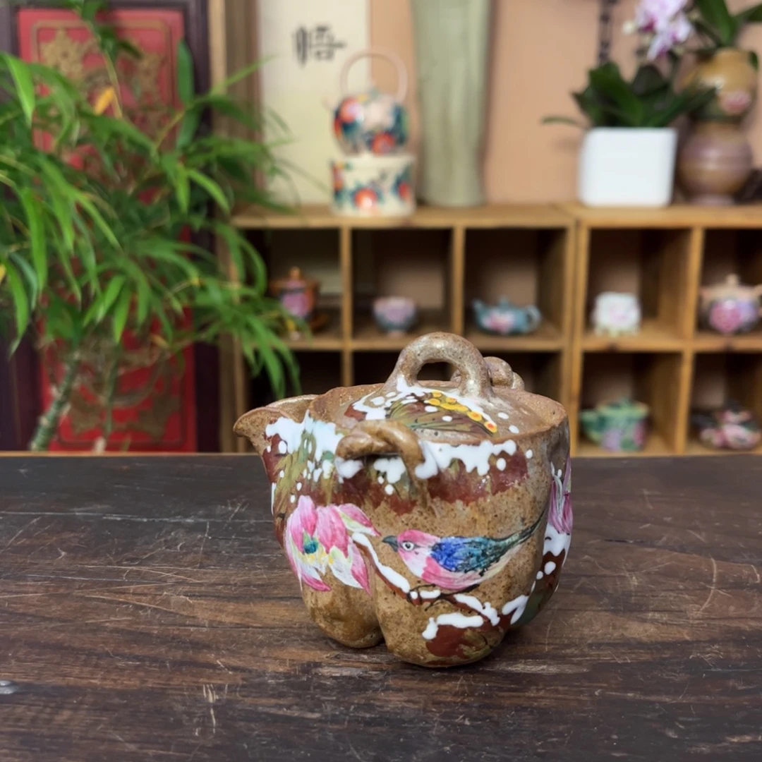 柴烧手工手绘陶瓷