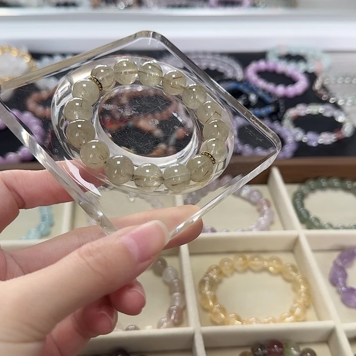 手链水晶未镶嵌绿发晶手串7