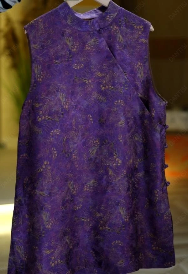 墨染<<非遗美学>>1997新中式复古盘扣斜襟马甲