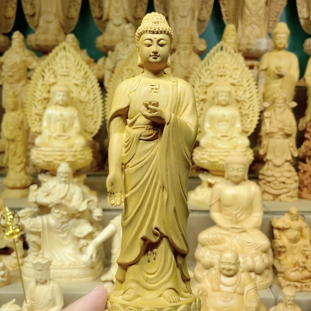 木样品处理不退不换高度20公分黄杨木材质