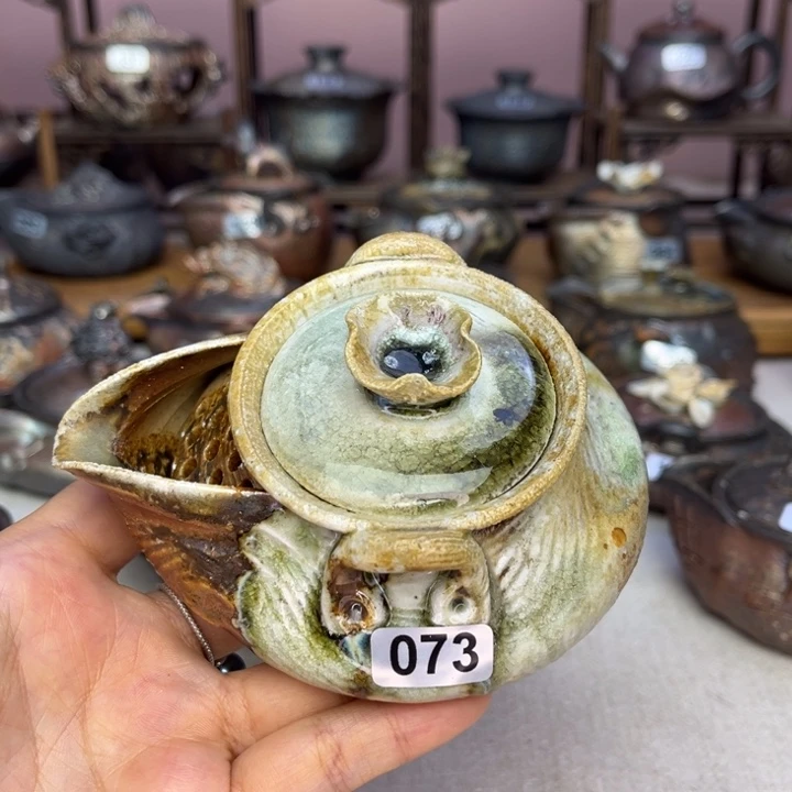 壶裸柴烧陶瓷茶具